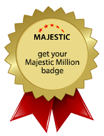 获取您自己的 Majestic Million 徽章。